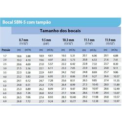 Mini canhão de Bronze 85 EHD com Bocal - RAIN BIRD