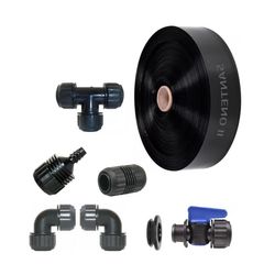 Kit Irrigação Mangueira Santeno 1 - 100M Com 8 Peças