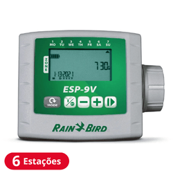 Controlador a bateria ESP 9V - 06 ESTAÇÕES - RAIN BIRD