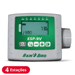 Controlador a bateria ESP 9V - 04 ESTAÇÕES - RAIN BIRD